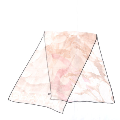 Chanel Silk Mousseline Camellia Stole Beige 2 of 3