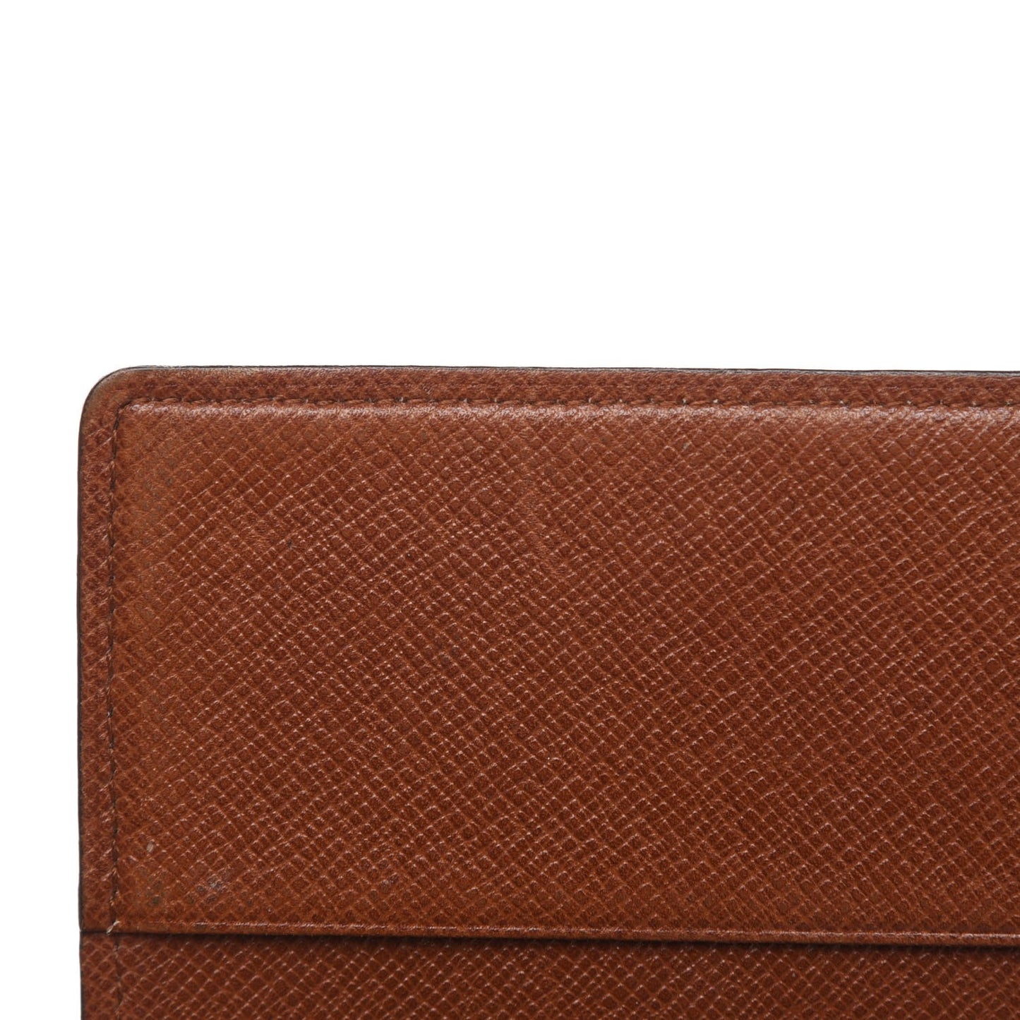 Monogram Simple Checkbook Holder Wallet Cover
