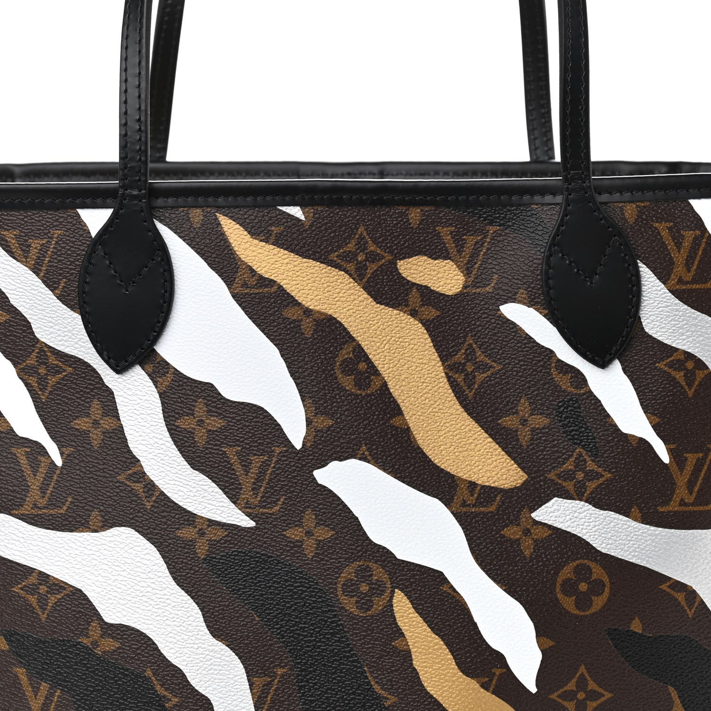 X LOL Monogram Neverfull MM Gold Silver