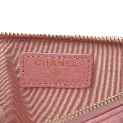 Chanel Iridescent Caviar Quilted Classic iPhone Pouch Rose Pink 6 of 8