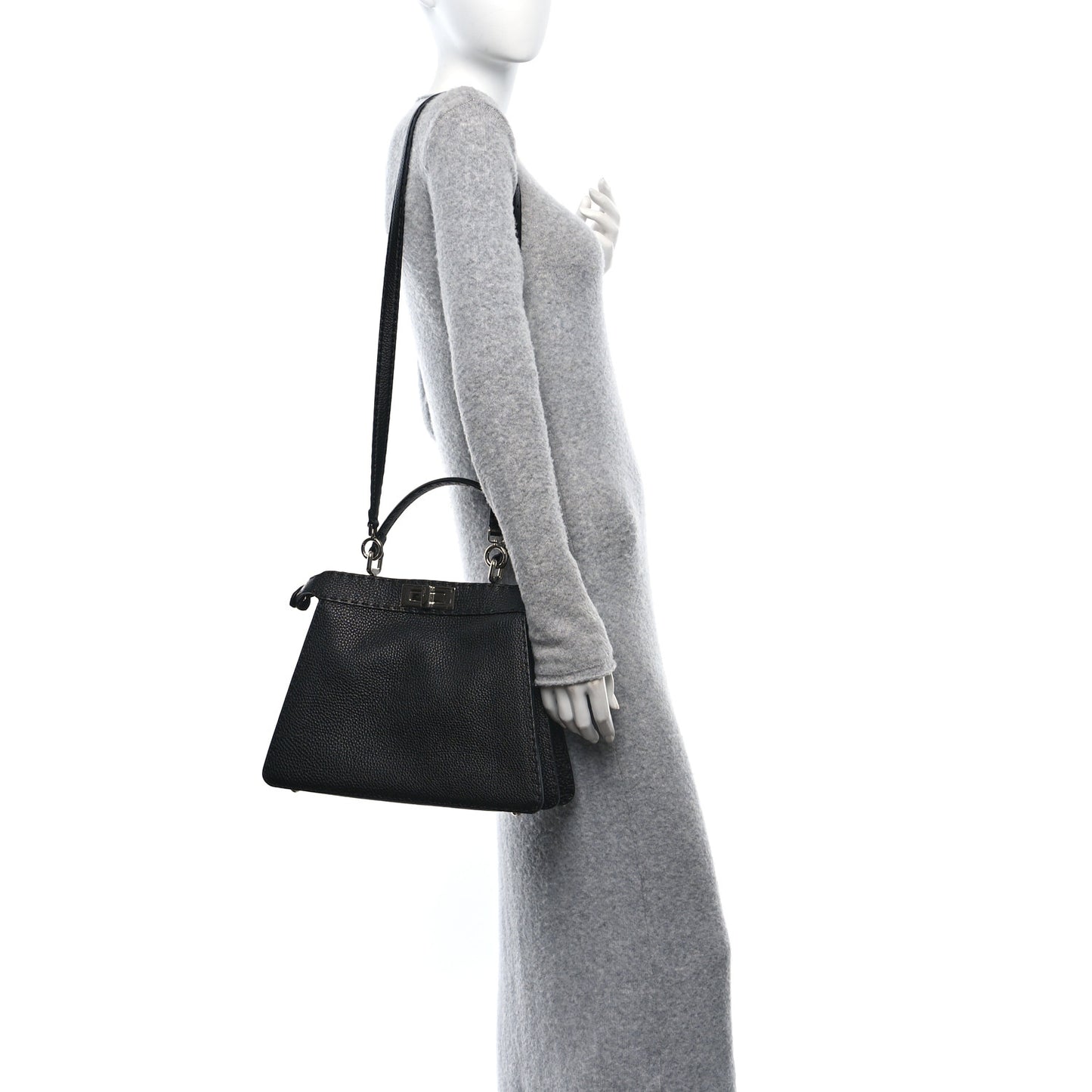 Cuoio Romano Selleria Chamois Medium Peekaboo I SEE U Satchel Black Camel Sunflower