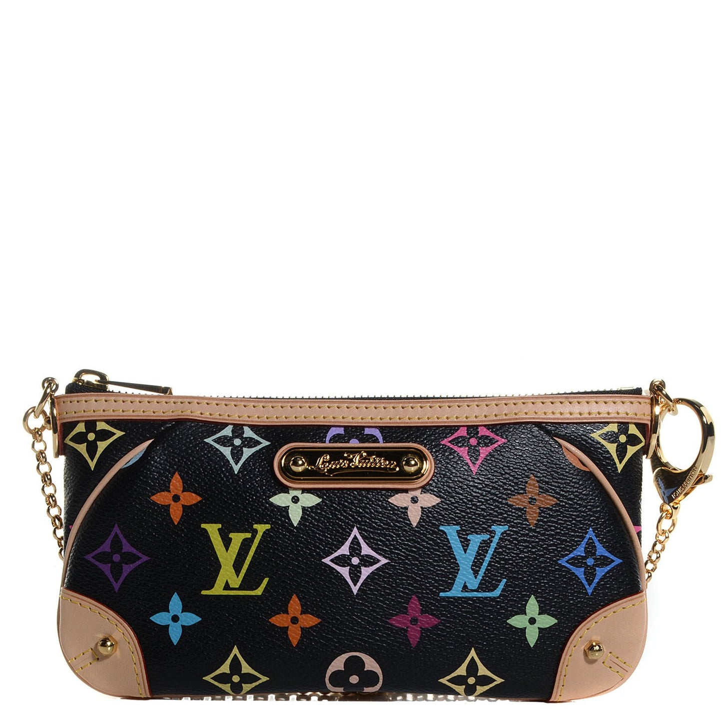 Monogram Multicolor Pochette Milla MM Black