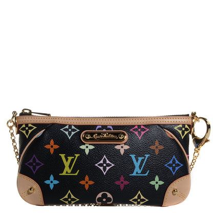 Louis Vuitton Monogram Multicolor Pochette Milla MM Black 1 of 8