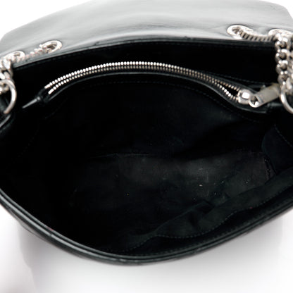 Saint Laurent Calfskin Y Quilted Monogram Medium Loulou Chain Satchel Black 5 of 11