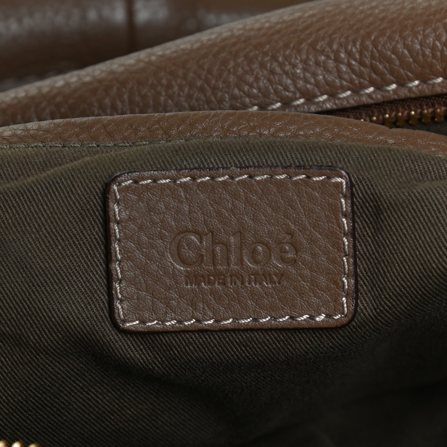 Calfskin Medium Marcie Satchel Barbour Khaki