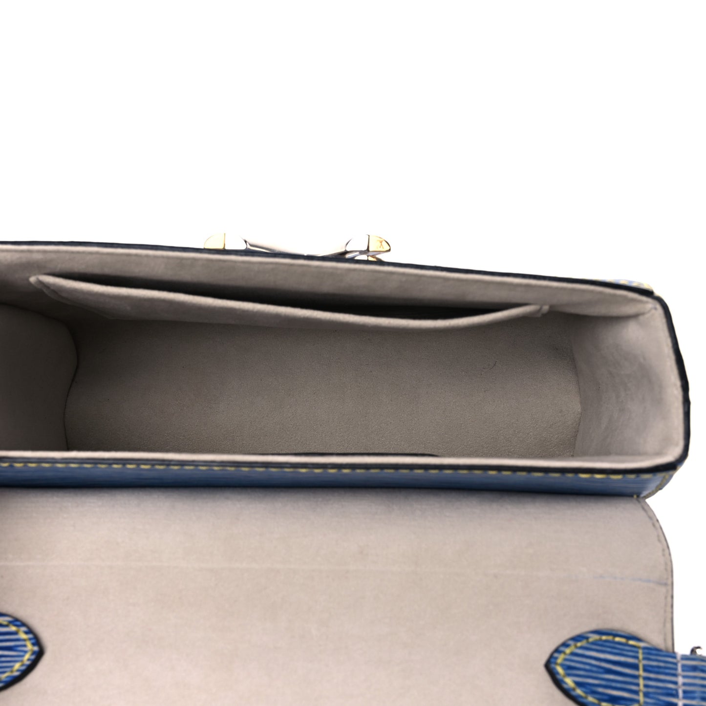 Epi Twist Shoulder Bag MM Denim Light
