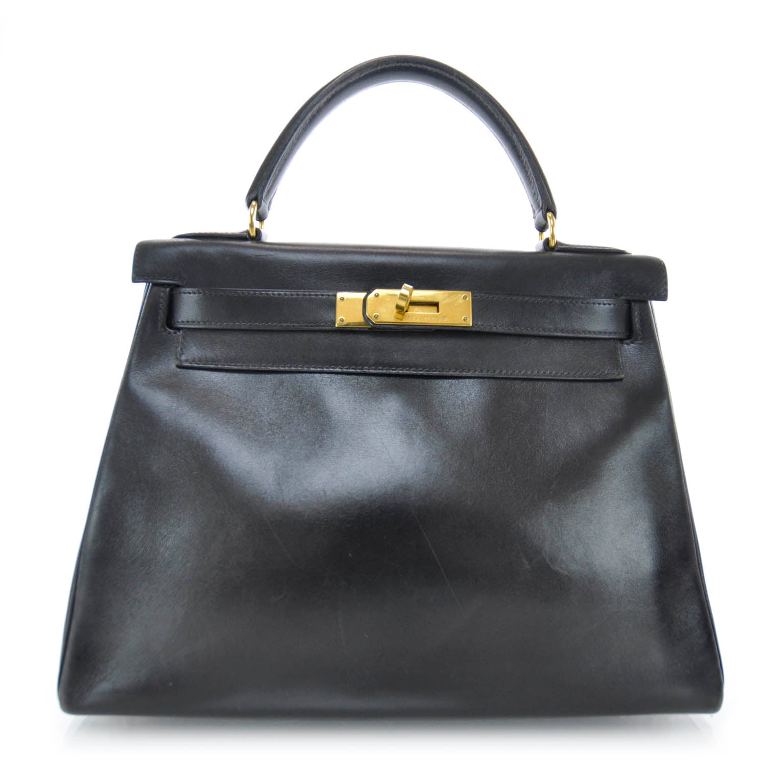 Hermes Box Kelly 28 Black 1 of 9
