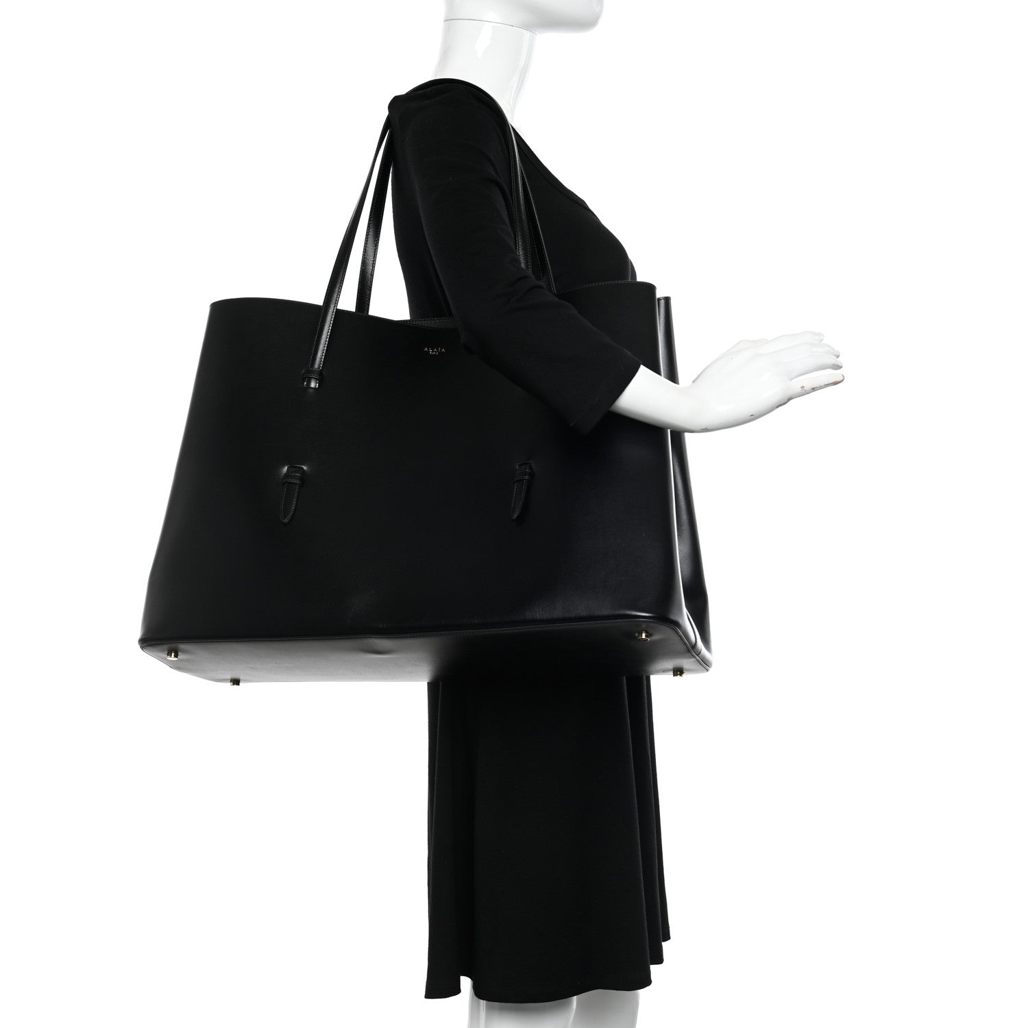 Alaia Calfskin Mina 50 Black 2 of 14