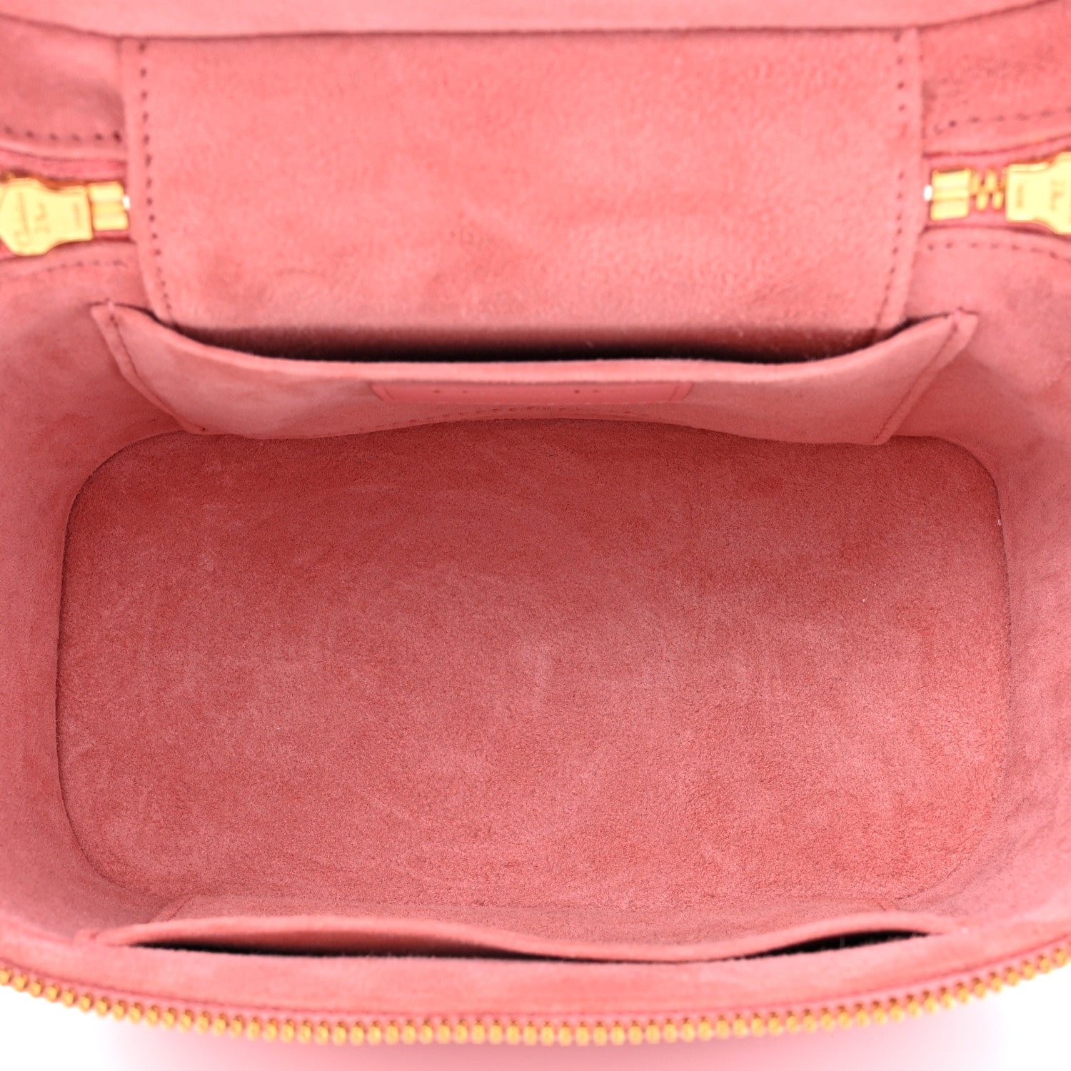 Christian Dior CHRISTIAN DIOR Lambskin Cannage Small Diortravel Vanity Case Pink 5 of 10