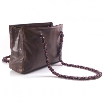 Prada Tessuto Leather Chain Strap Tote 3 of 9