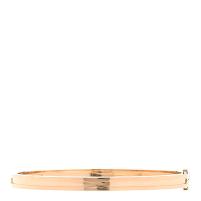 Bulgari 18K Yellow Gold Narrow B.Zero1 Bangle Bracelet M 2 of 7