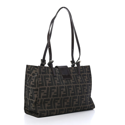 Fendi Zucca Shoulder Bag Tobacco 2 of 8
