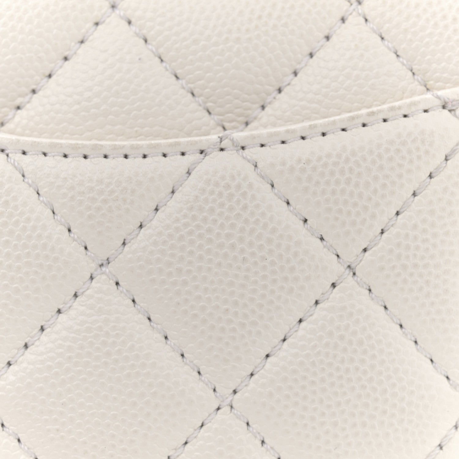 Chanel Caviar Quilted Extra Mini Coco Handle Flap White 13 of 14