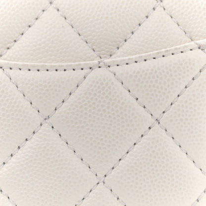 Chanel Caviar Quilted Extra Mini Coco Handle Flap White 13 of 14