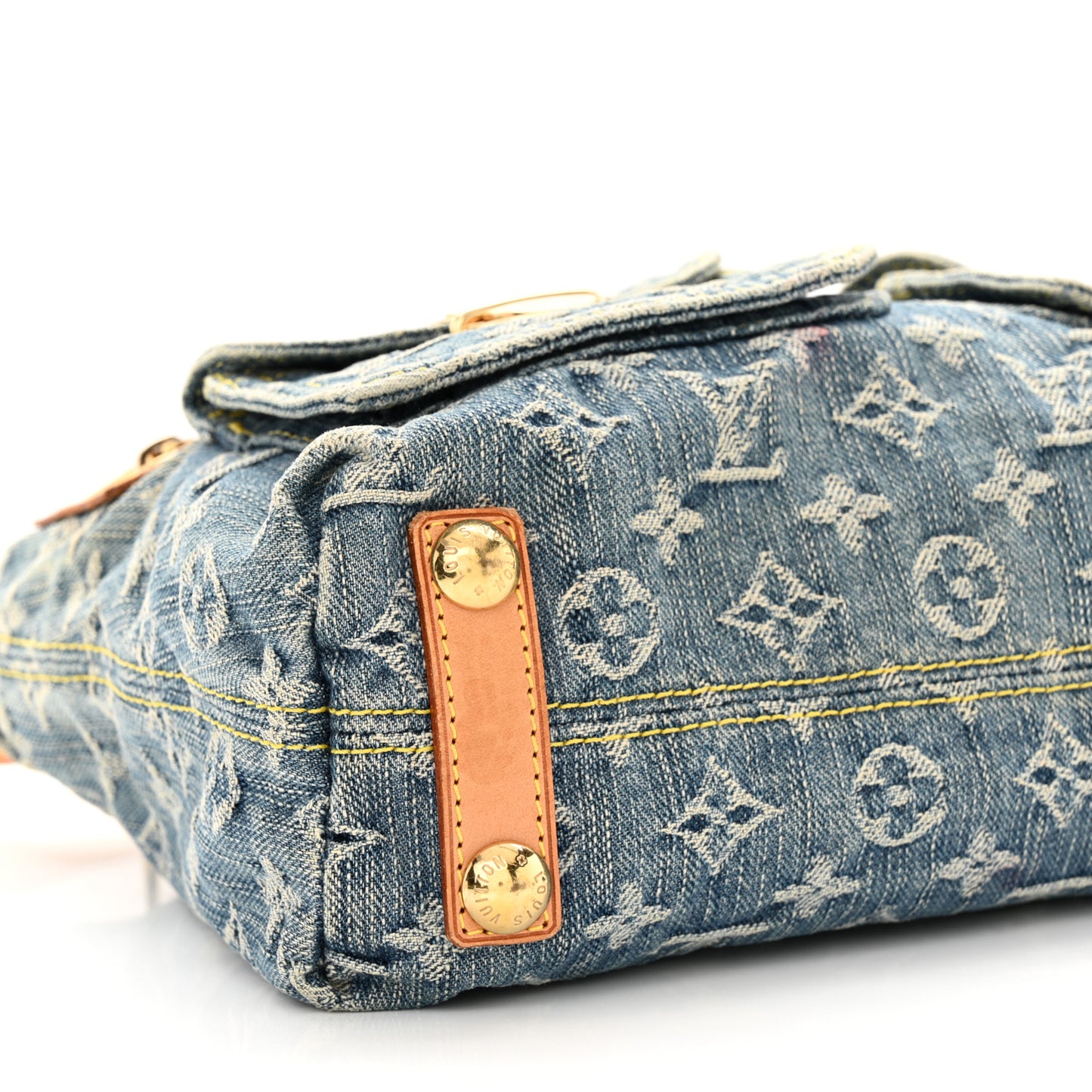 Monogram Denim Baggy PM Blue