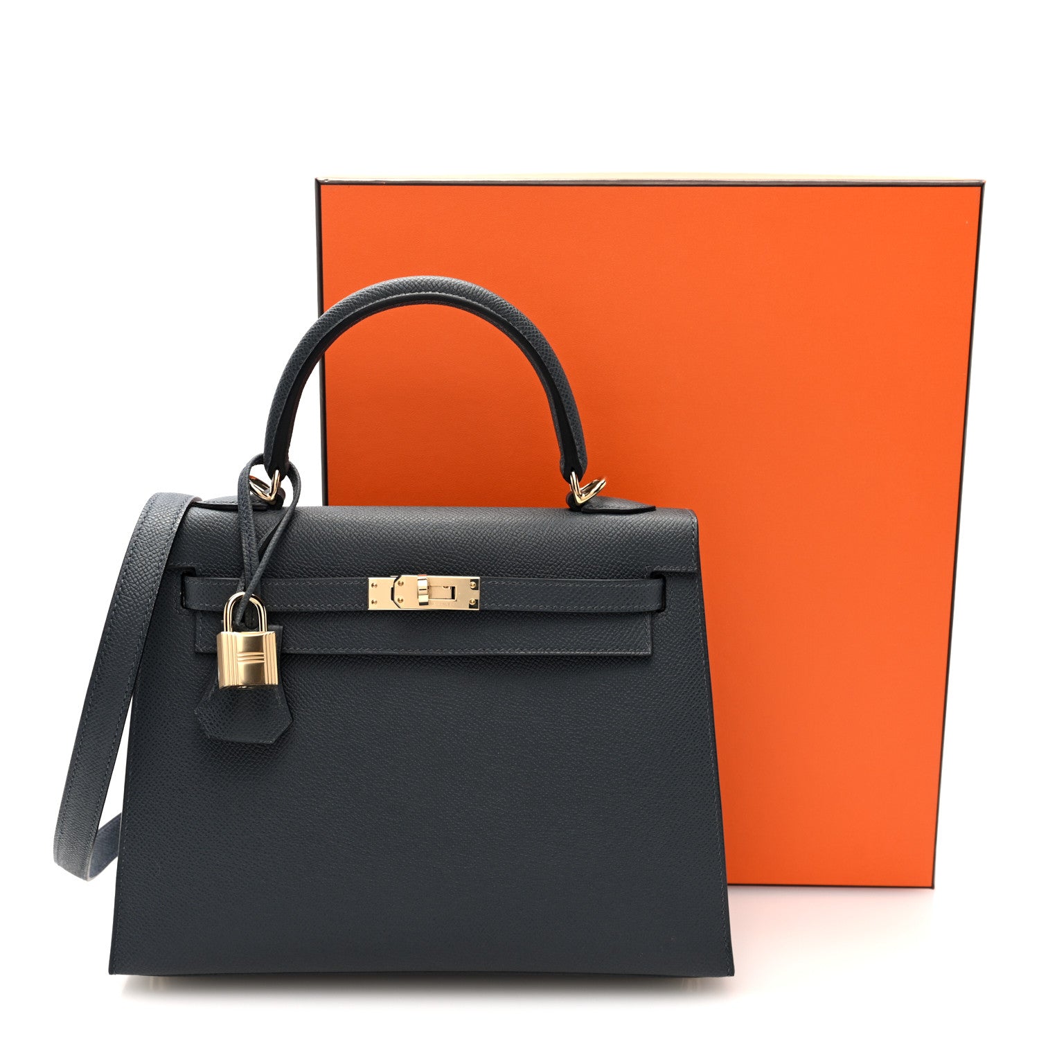Hermes Epsom Kelly Sellier 25 Gris Misty 11 of 11