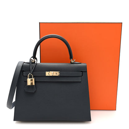 Hermes Epsom Kelly Sellier 25 Gris Misty 11 of 11