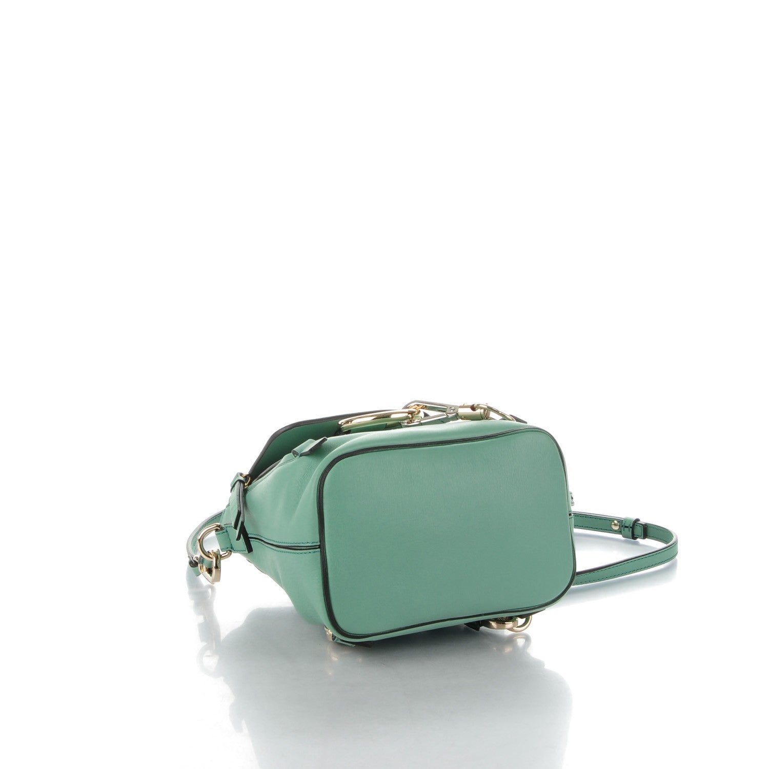 Chloe Suede Calfskin Mini Faye Backpack Happy Green 4 of 13