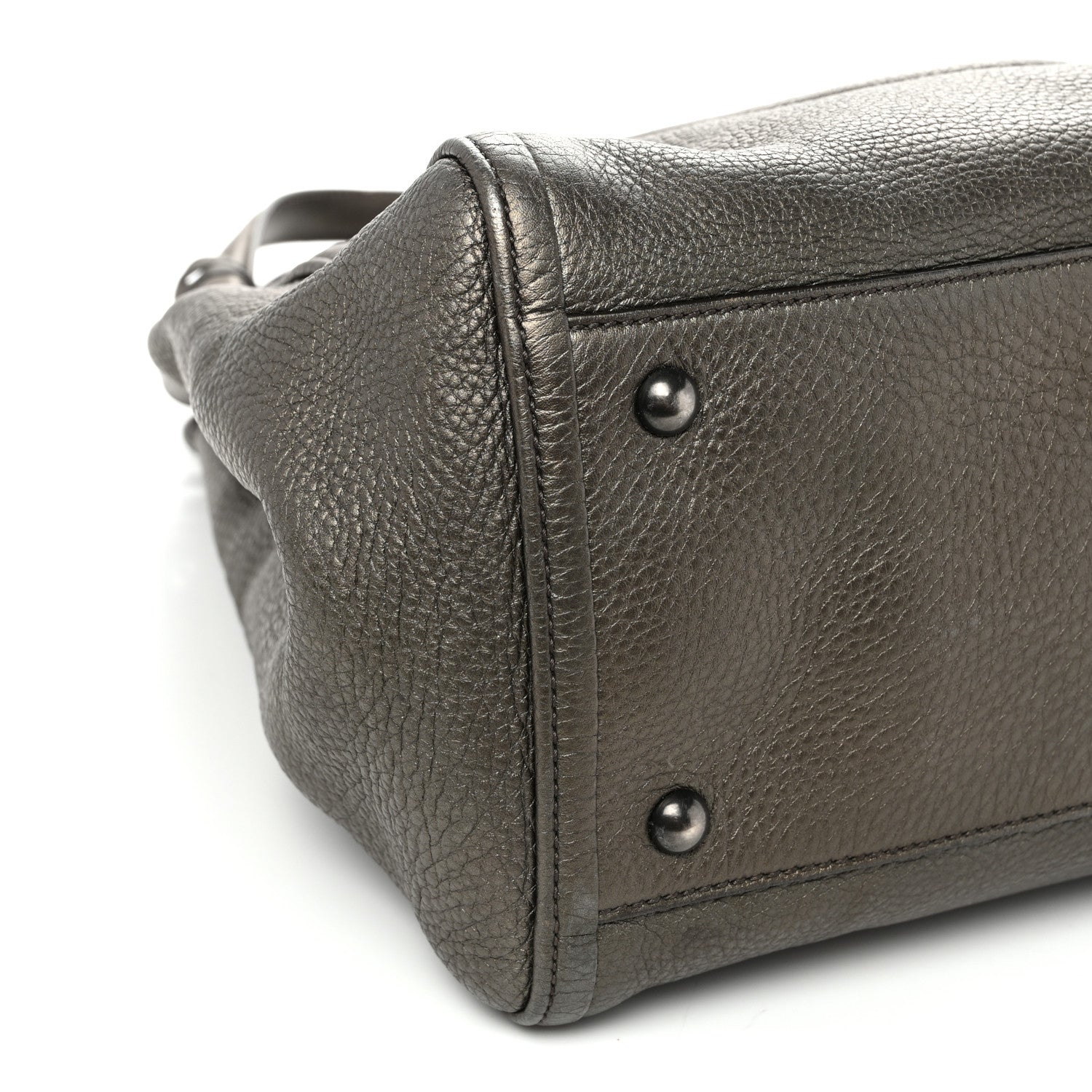 Gucci Metallic Cellarius Calfskin Medium Soho Shoulder Bag Sasso 9 of 10