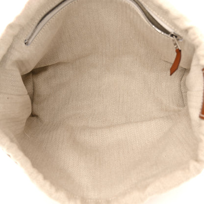 Hermes Canvas Barenia Fourbi 25 MM Pouch Naturel Fauve 5 of 11