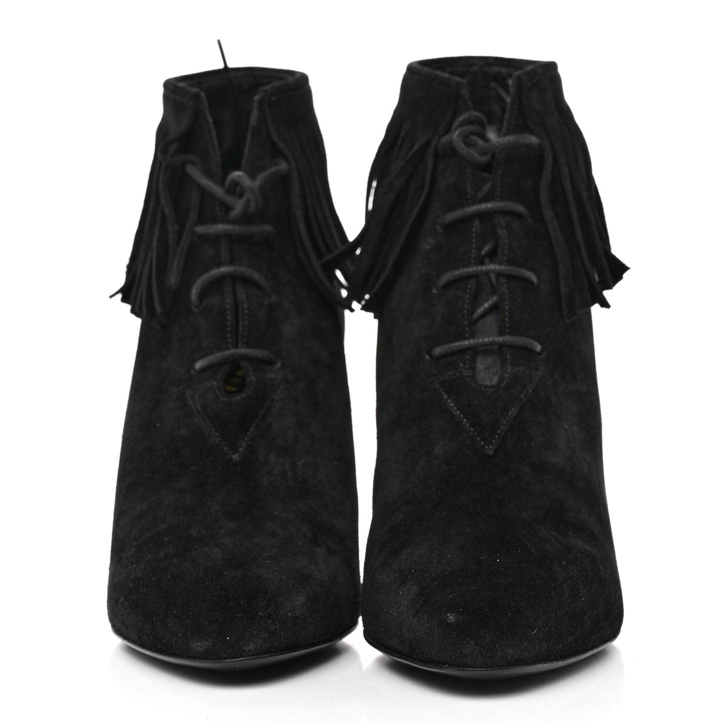Suede Fringe Otterproof Light Anita 85 Ankle Boots 36 Black