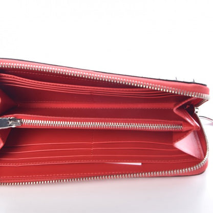 Christian Louboutin Calfskin Empire Panettone Spiked Zip Around Wallet Begonia 5 of 7