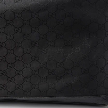 Gucci Nylon Monogram Travel Hobo Black 10 of 19
