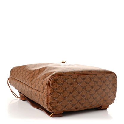MCM Lauretos Calfskin Medium Himmel Drawstring Backpack Cognac 4 of 10