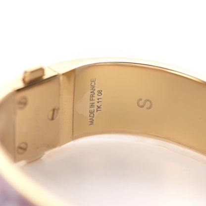 Louis Vuitton Enamel Monogram Confidential PM Bracelet Rose Pink 5 of 5