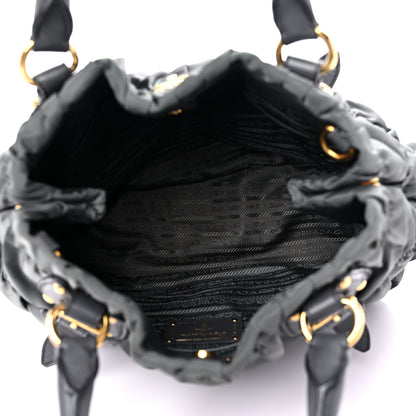 Prada Tessuto Nylon Gaufre Tote Fumo 5 of 26