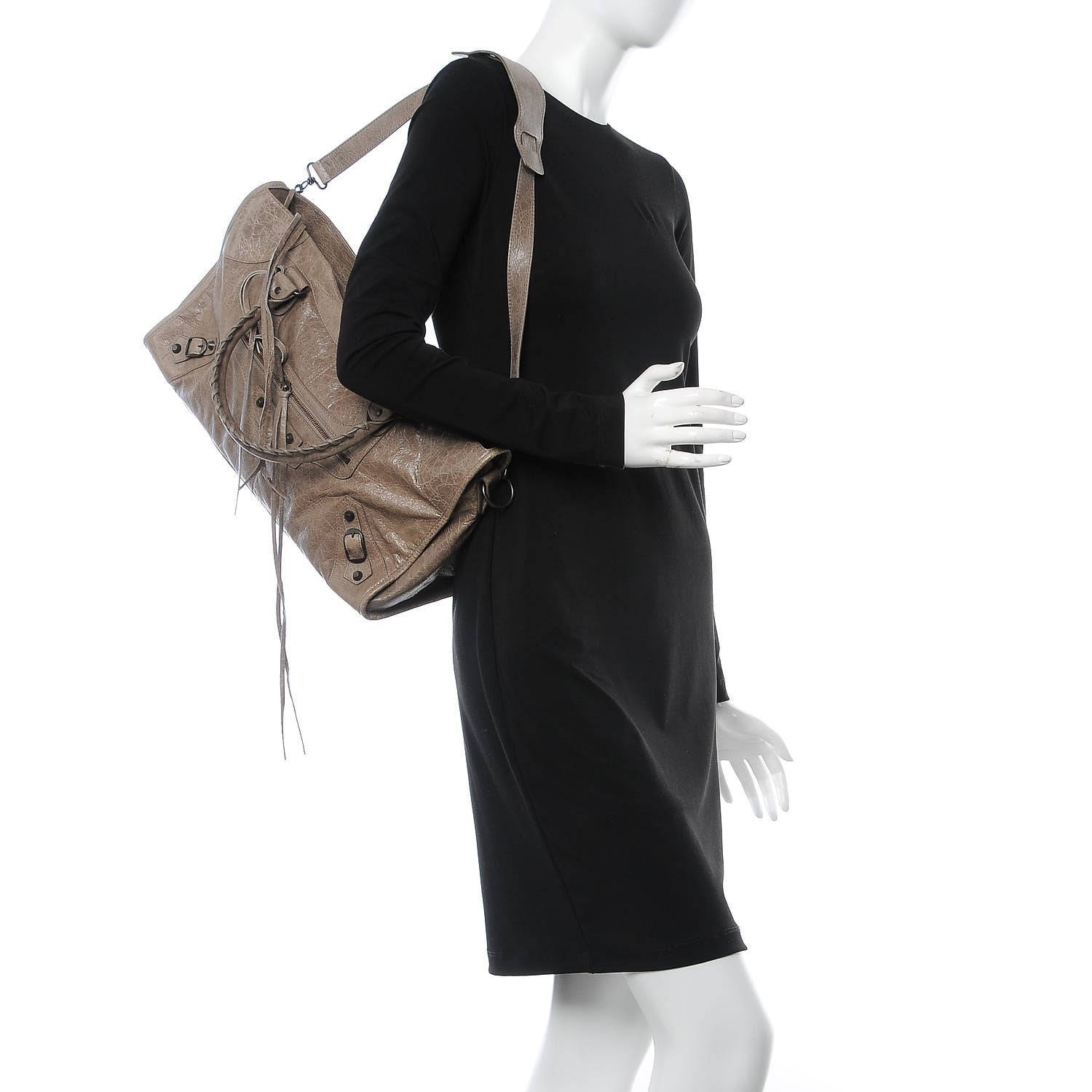 Balenciaga Agneau Classic Hardware Part Time Gris Poivre 2 of 9