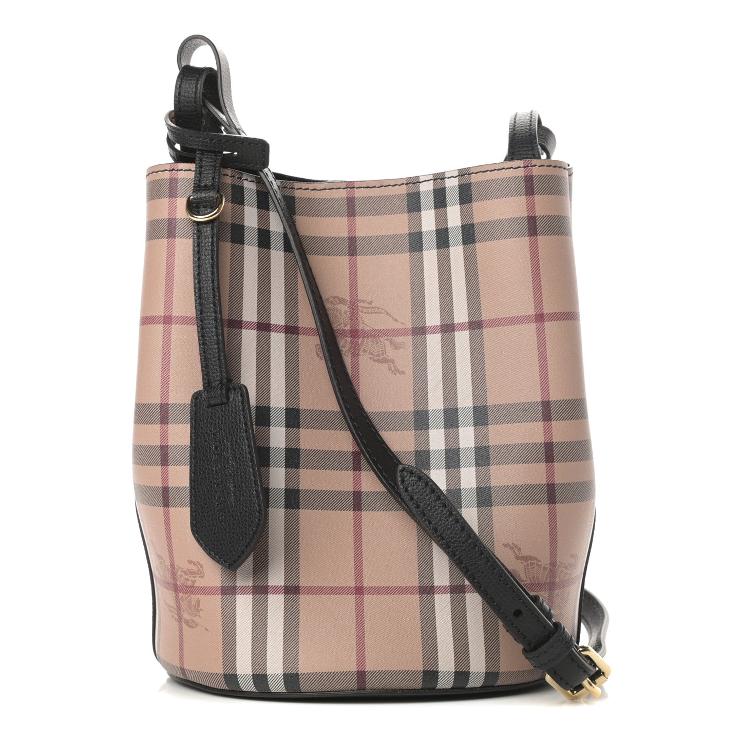Haymarket Check Colours Small Lorne Bucket Crossbody Black
