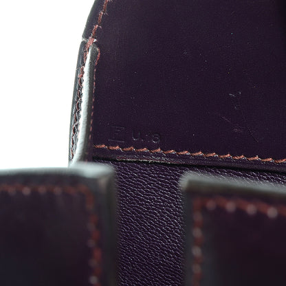 Hermes Box Leather Dalvy 30 Raisin 8 of 9