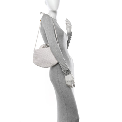 Bottega Veneta Nappa Intrecciato Small Bulb White 2 of 10