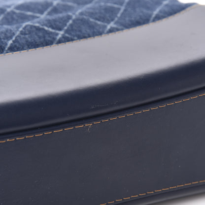Chanel Denim Calfskin Medium Gabrielle Hobo Blue 9 of 10