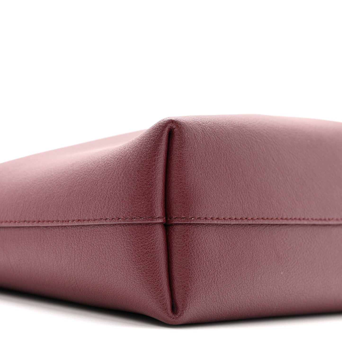 Calfskin Toy Shopping Tote Dark Red