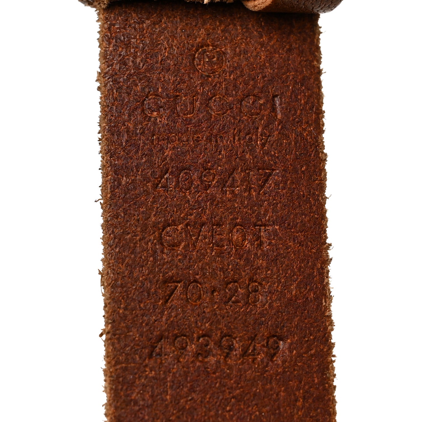 Faded Calfskin Double G 20mm Belt 70 28 Cuir