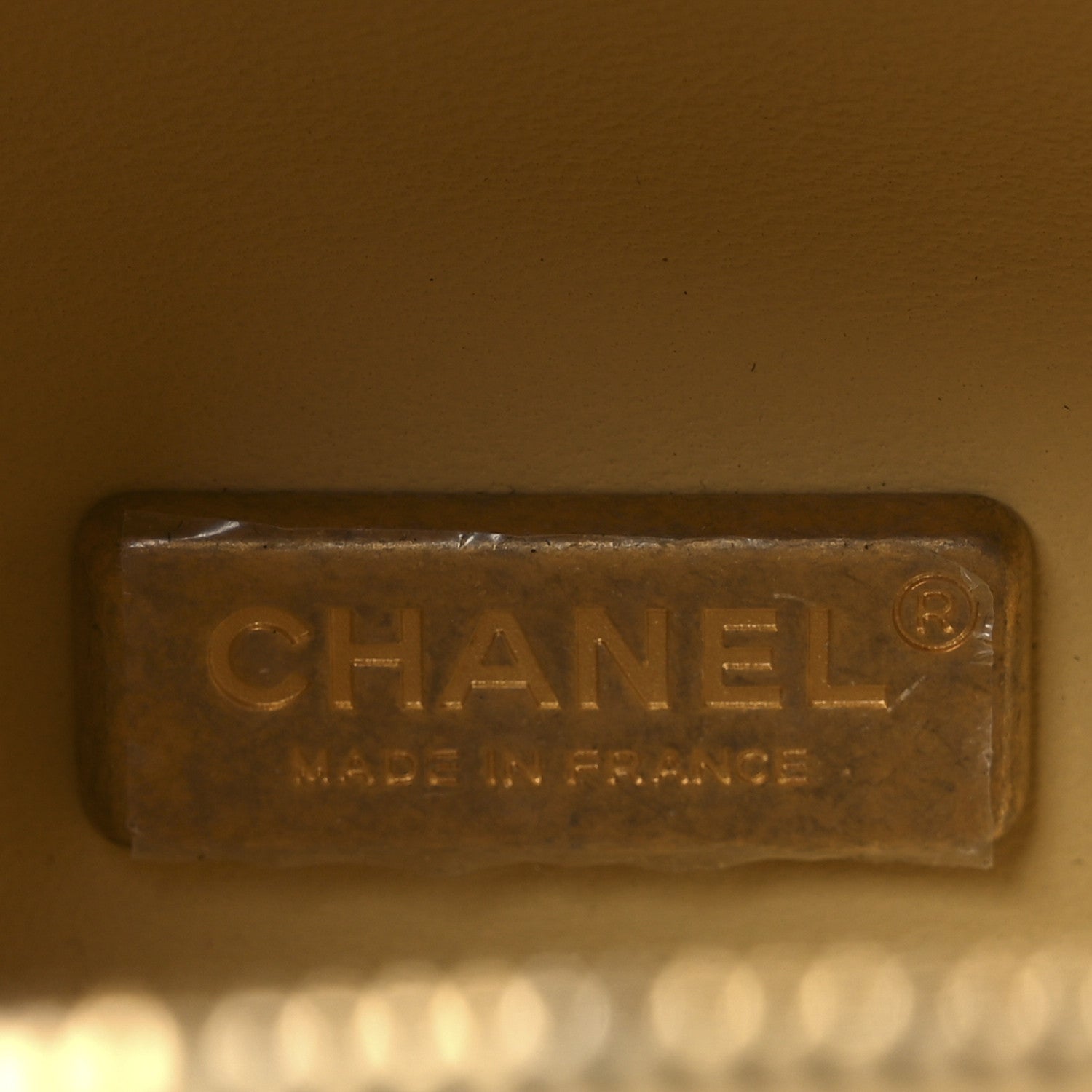 Chanel Lambskin Quilted CC Bubble Vanity Case With Chain Light Yellow 7 of 12