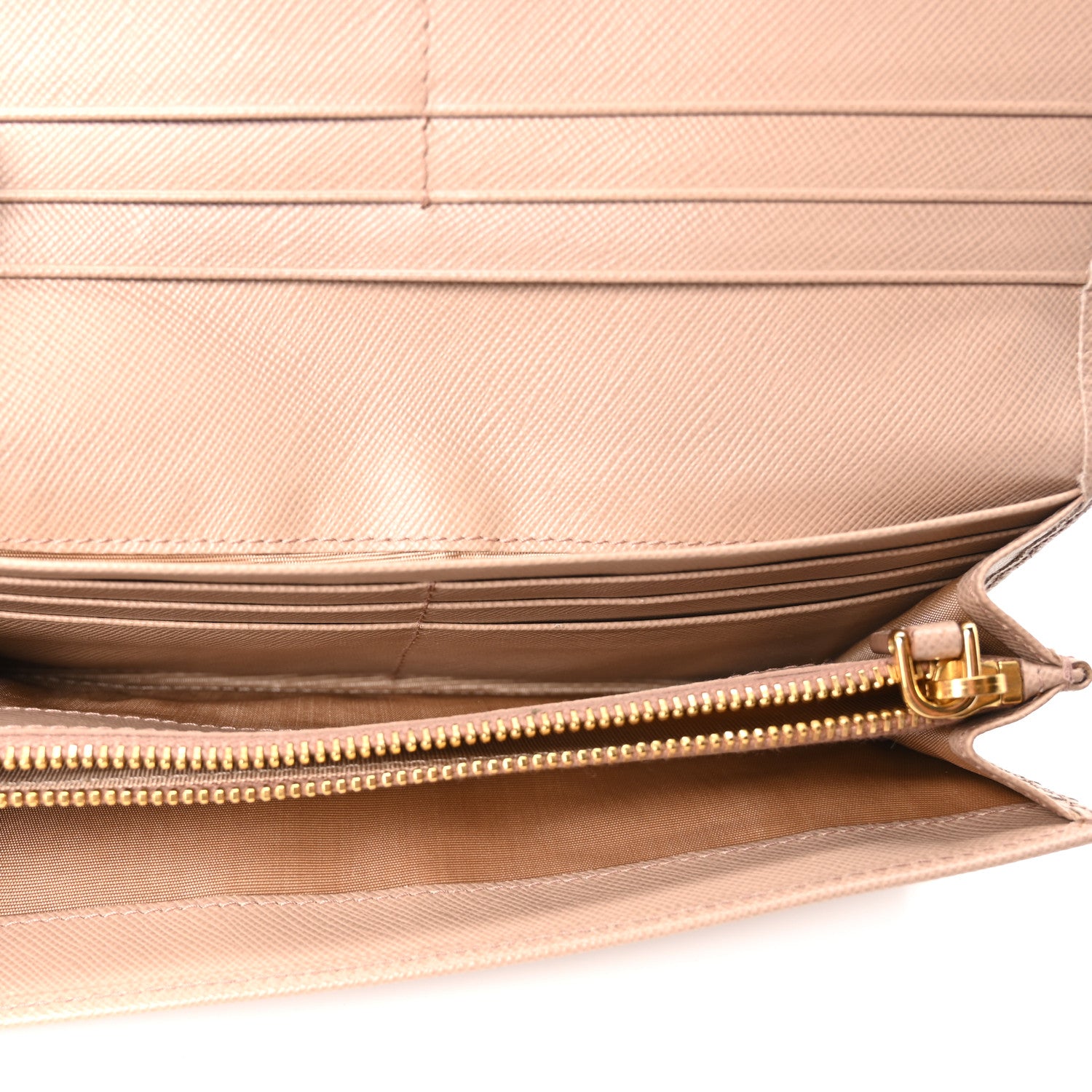 Prada Saffiano Metal Continental Flap Wallet Cammeo 5 of 9