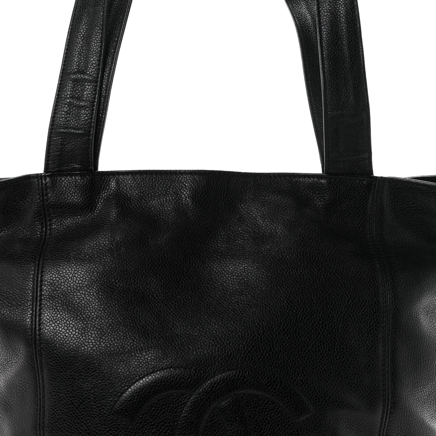 Chanel Caviar CC Shopper Tote Black 8 of 13