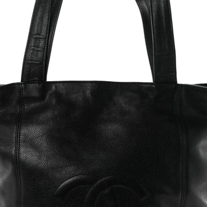 Chanel Caviar CC Shopper Tote Black 8 of 13