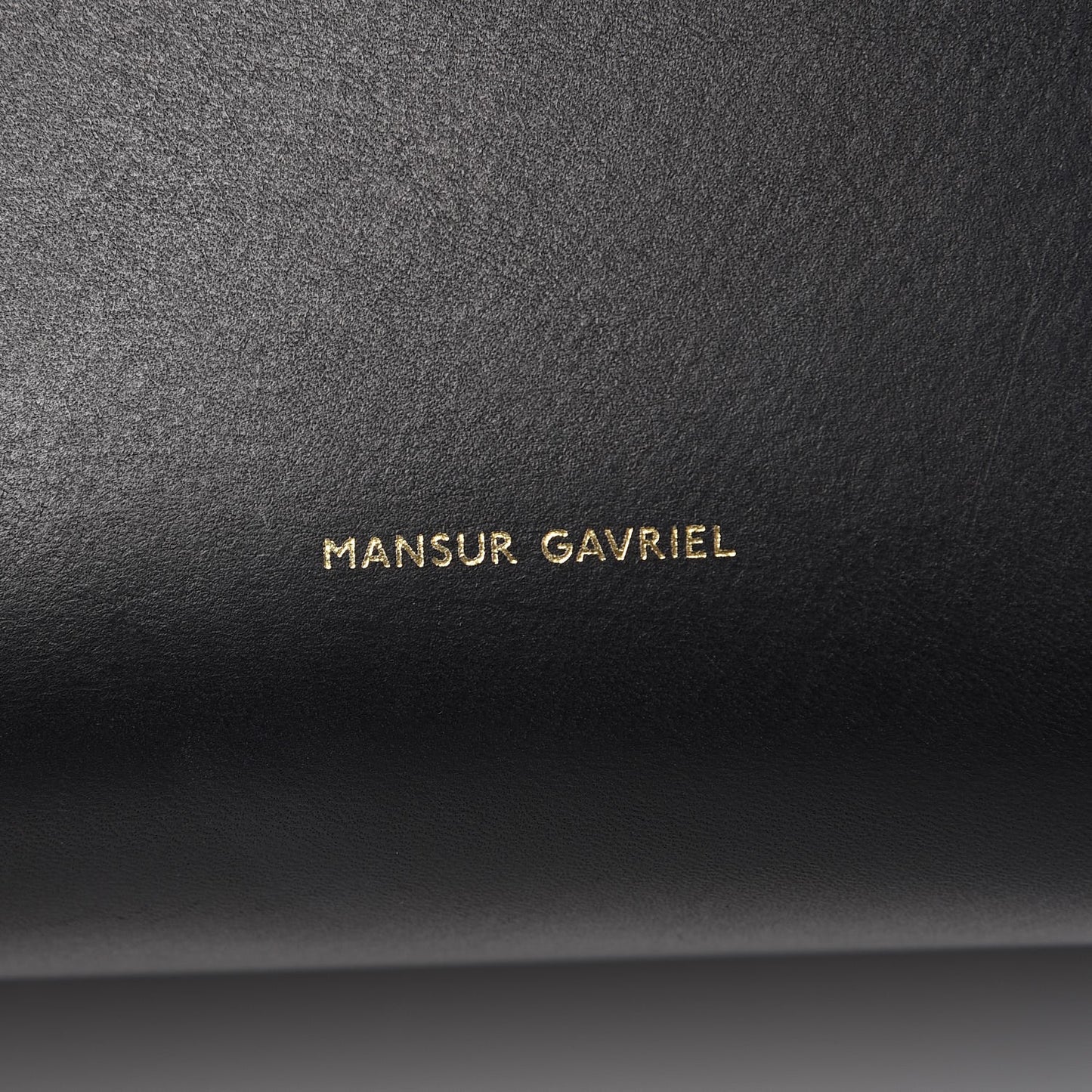 Vegetable Tanned Calfskin Bucket Bag Black Royal