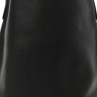 Mansur Gavriel Pebbled Calfskin Everyday Cabas Black 7 of 9