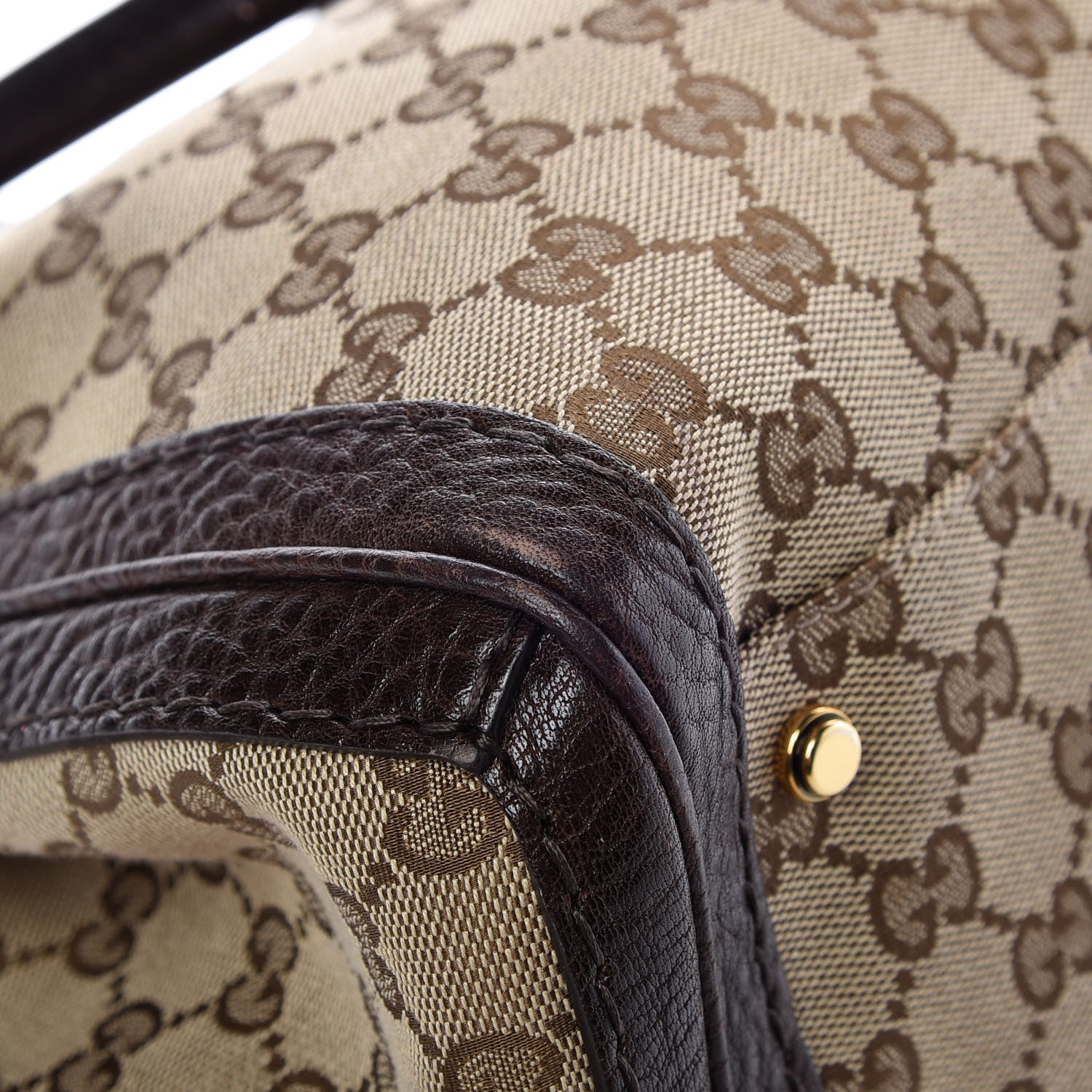 Gucci Monogram Medium GG Running Tote Dark Brown 11 of 11