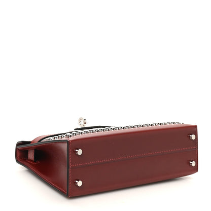 Hermes Box Studded Clouté Mini Kelly Sellier 20 Rouge H 3 of 9