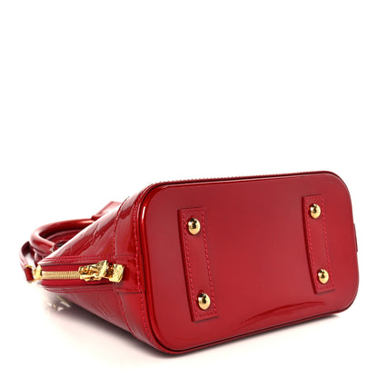 Louis Vuitton Vernis Alma BB Cherry 4 of 12