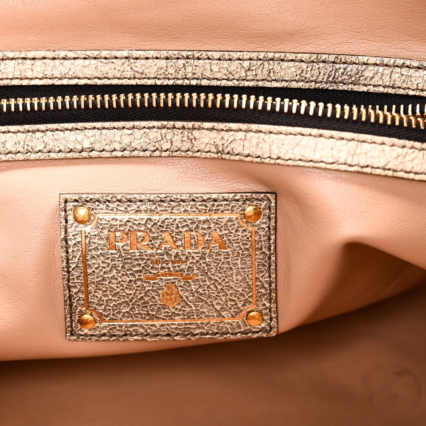 Craquele Shoulder Bag Talco