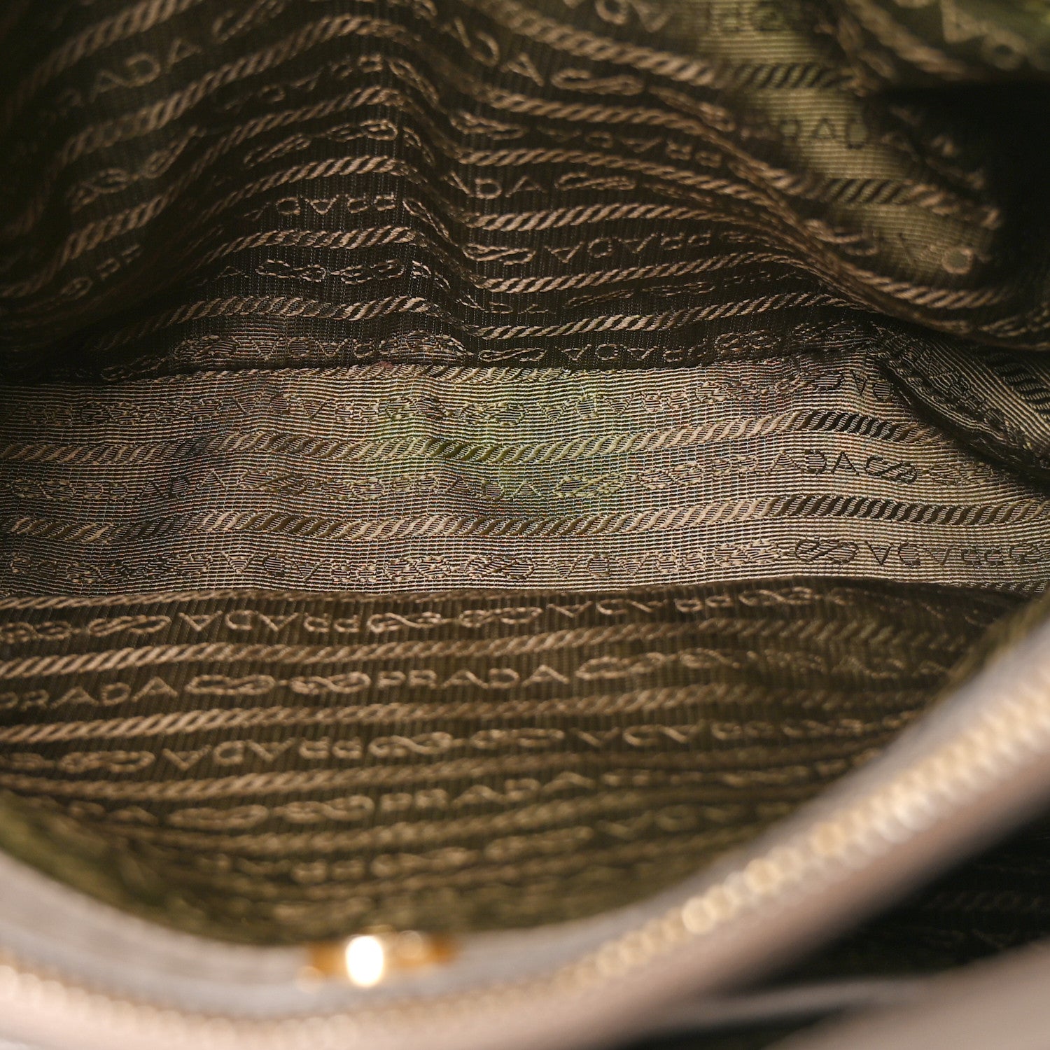 Prada Saffiano Lux Small Tote Argilla 6 of 9