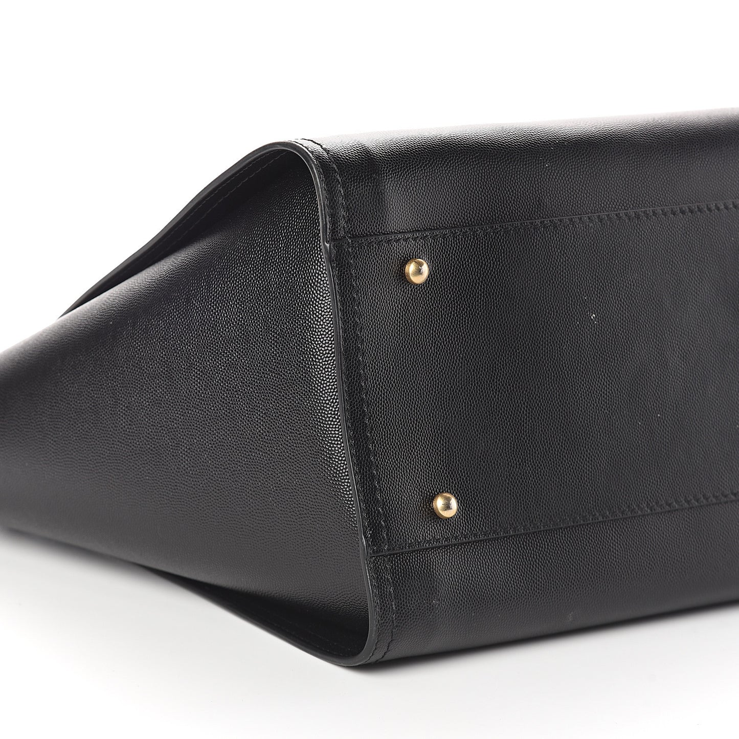 Caviar Medium Studded Deauville Tote Black