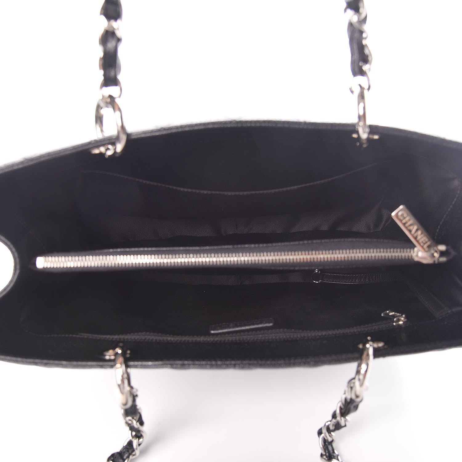 Chanel Caviar Quilted Grand Shopping Tote GST Black 5 of 11